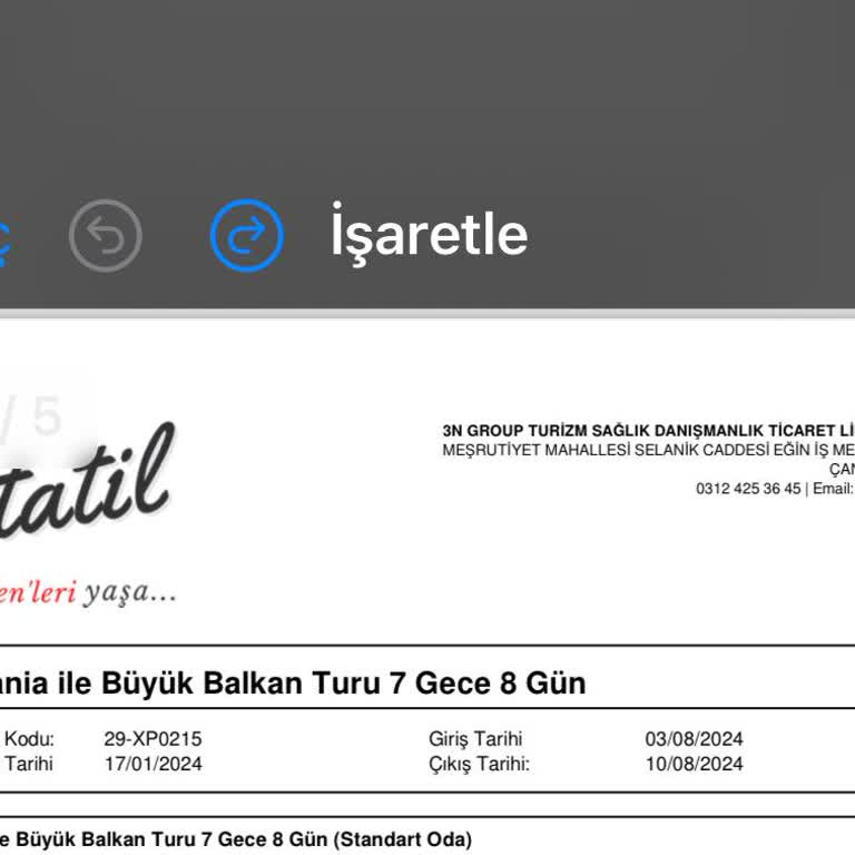 3ntatil İptal Edilen Balkan Turu İçin Paramızı Alamıyoruz