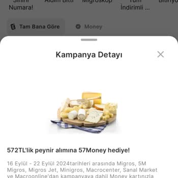 Migros Faturada Fazla İndirim Sonucu Money Puan Verilmedi!