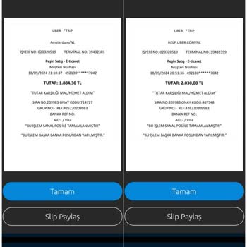 Über 2 Kez Hatalı Çekim, 2000TL Zarar!