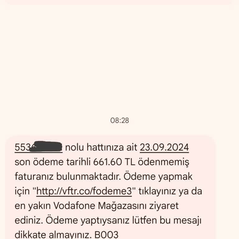 Vodafone Cayma Bedeli ve Fatura Sorunu