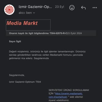 Xiaomi Yetkili Servis (Evofone) Media Markt Garanti Süresince Müşterisini Mağdur Etmesi