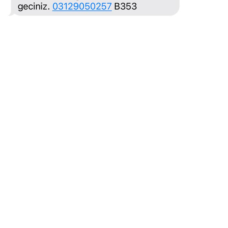 TLY UZLASMA (SMS) Tak Uzlaşmadan Gelen Mesaj