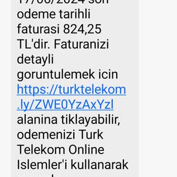 Türk Telekom Yanlış Fatura Hesap Lama