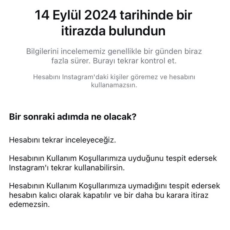 Instagram Hesabım Haksız Yere Askıya Alındı Mağdur Oldum