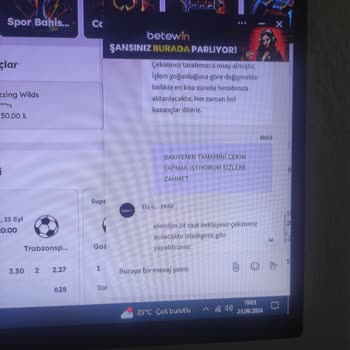 Betewin Kendi Hatasından Dolayı Kazandığım Parayı Vermiyor