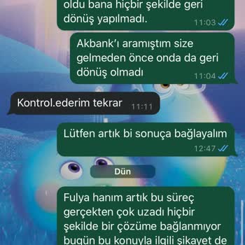 Akbank Sorunuma Asla Geri Dönüş Sağlamıyor