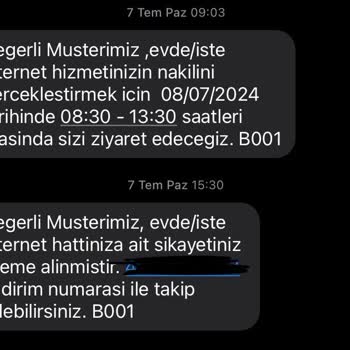 Türk Telekom'un Olmayan Nakil Sistemi