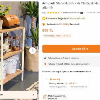 AVMPark Trendyol Ürün Sipariş HKK