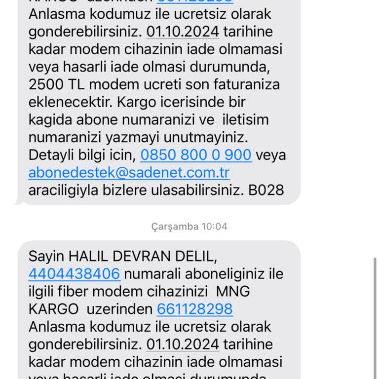 Türk Telekom Ve Sadanet Pişmanlıktır. Muhatabın Olmadığı Yer