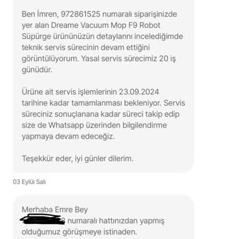 Hepsiburada'dan Aldığım Robot Süpürgenin Su Haznesi Sorunu