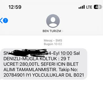 Ben Turizm Otobüs Seferinde Yaşanan Mağduriyet