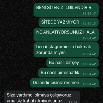 Parla Stores Paramı İade Etmiyor.