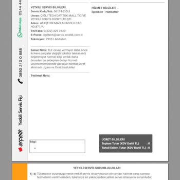 Beko Set Üstü Ocak Yedek Ürünlerindeki Defolu Ürün Sorunu