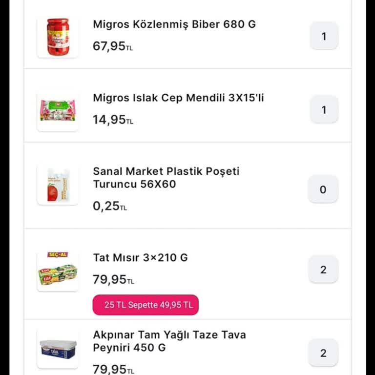 Migros Sanal Market'ten Bozuk Ürün Ve İade Sorunu