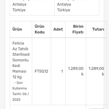 Uygun Pet Market (Uygunpet.com.tr) İletişim Sorunu Ve Sipariş Teslimatı Hakkında Şikayet