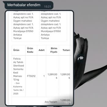 Uygun Pet Market (Uygunpet.com.tr) İletişim Sorunu Ve Sipariş Teslimatı Hakkında Şikayet
