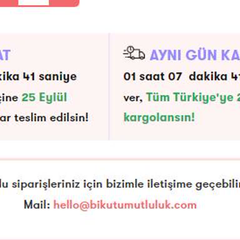 Bikutumutluluk.com Sipariş Teslimatında Yaşanan Gecikme Ve İletişim Sorunları