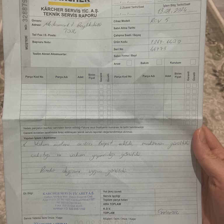 Karcher Robot Süpürge Tedarik Yapılmaması
