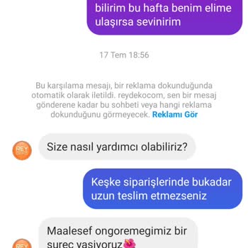 Reydeko Halı Instagram Üzerinden Verilen Kilim Siparişi Teslim Edilmiyor