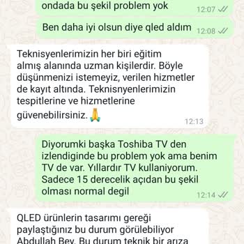 A101 Toshiba Televizyon Hatalı Ürün