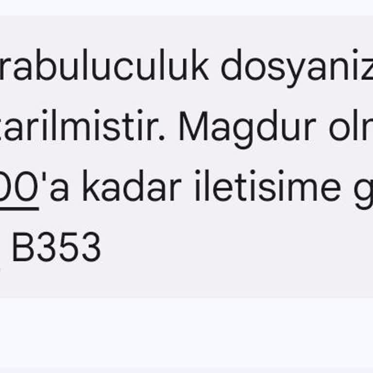 E.ARABLCLK (SMS) Arabulucuk Sahte Mesaj