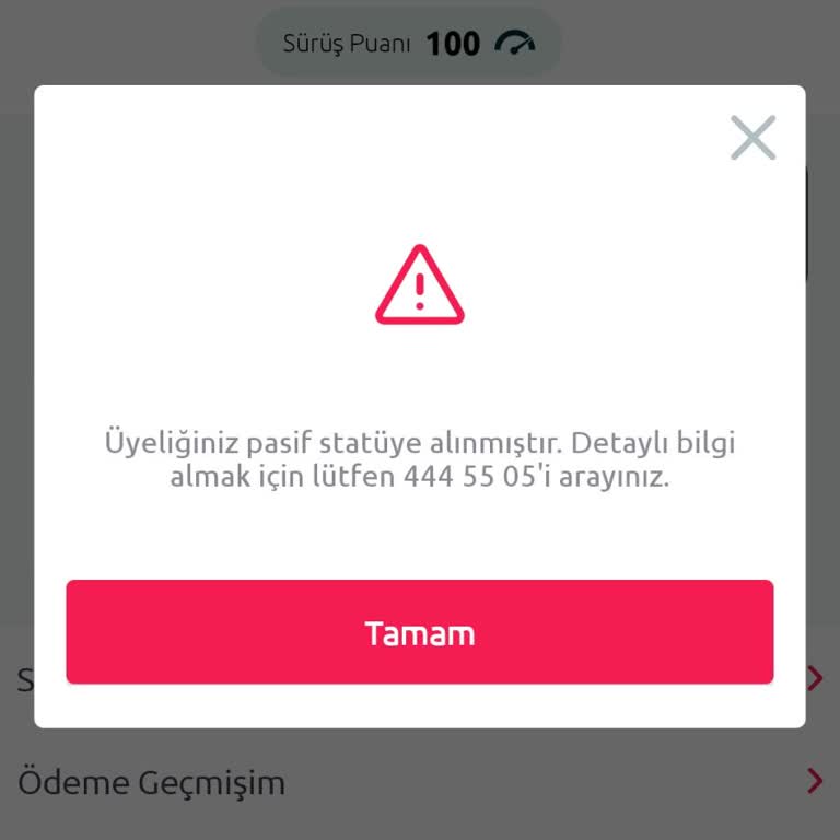 TikTak Kirala Pasif Statüye Alınma