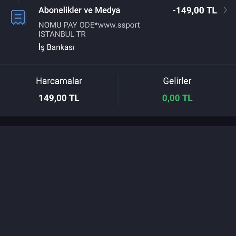 S Sport Üyeliğim Olmadığı Halde 149 Tl Çekim Yaptı