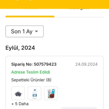 Migros Hemen Kurye Eksik Ürün Teslimatı Problemi