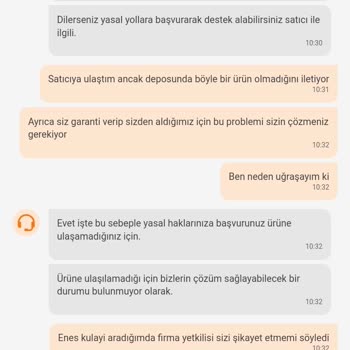 Trendyol Ve Firmalarından Şikayetçiyim