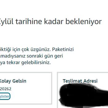 Amazondan Aldığım Ürün 8 Gün Oldu Gelmedi - Kargo Kayıp