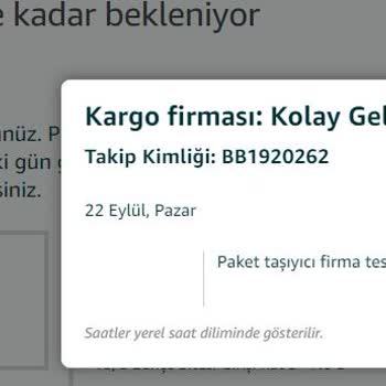 Amazondan Aldığım Ürün 8 Gün Oldu Gelmedi - Kargo Kayıp