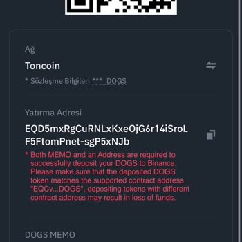 Binance Ton Keeper Uygulamasında Kaybolan Dogs Coinlerim