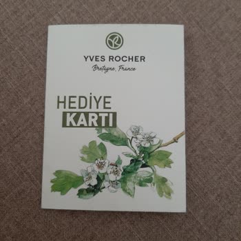 Yves Rocher Hediye Kartının İçinde Kart Çıkmaması