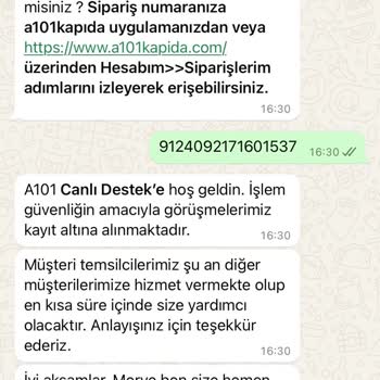 A101 Farklı Marka Ve Bozuk Ürün Gönderilmesi