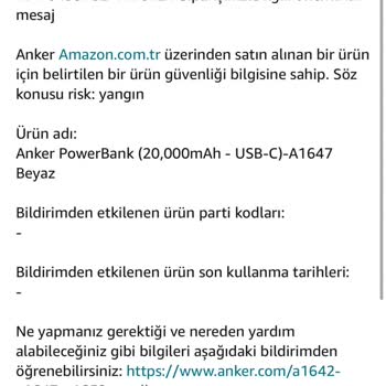 Amazon Ve Anker Powerbank Sorunsalı