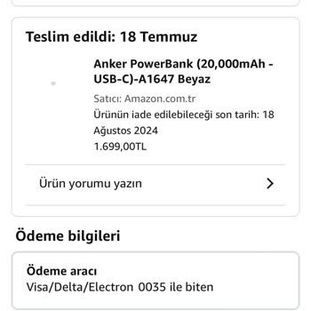Amazon Ve Anker Powerbank Sorunsalı