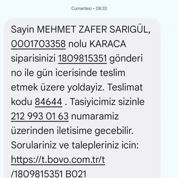 Karaca Züccaciye Karaca Ürün Teslimatı