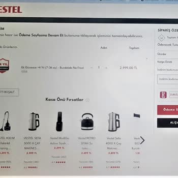 Vestel Buzdolabım İçin Ek Garanti Süresi Alamadım.