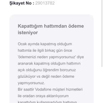 Yurt Dışında Kapalı Hat İçin Sürekli Fatura Sorunu