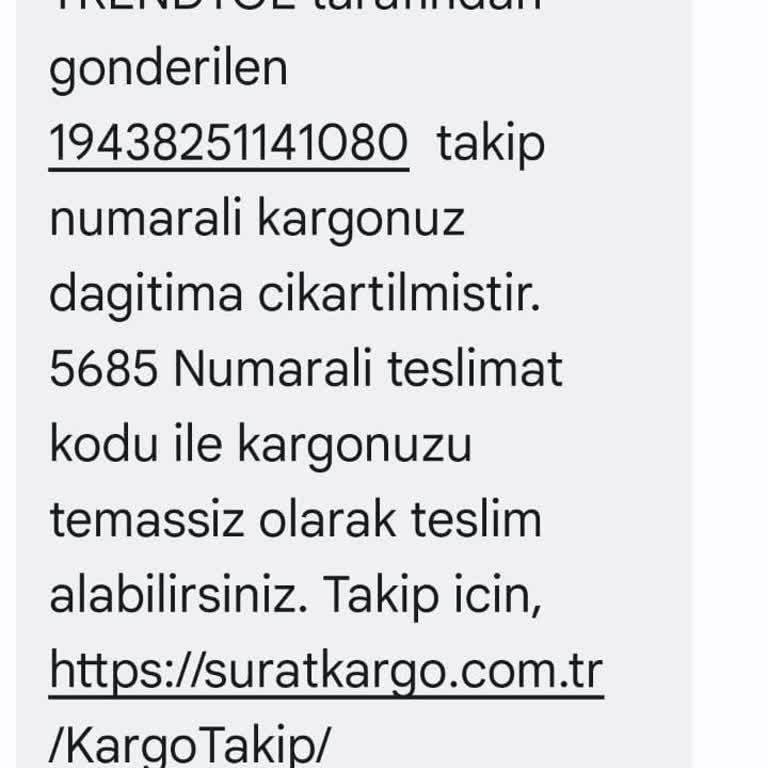 Sürat Kargo Adrese Teslim Kargo Alıyor Şubeden Almak Zorunda Kalıyoruz