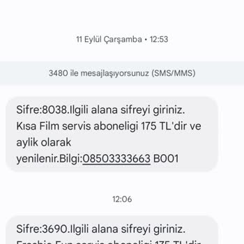 Telefon Operatörüm Türk Telekom İzinsiz Abonelik Yapıyor.