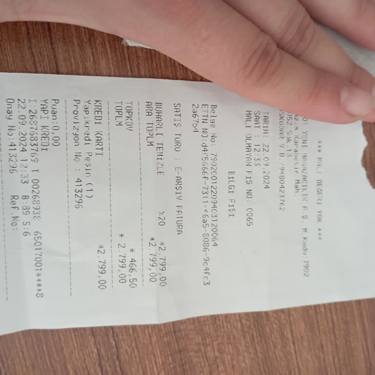 A101taksit Etikette Var Normalde Yok