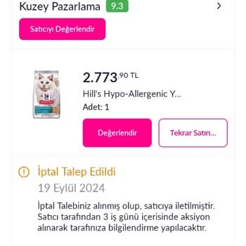 Pazarama Siparişi İptal Etmiyor Ve Alıcıyı Mağdur Ediyor!
