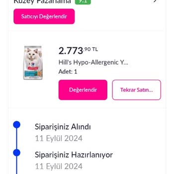 Pazarama Siparişi İptal Etmiyor Ve Alıcıyı Mağdur Ediyor!