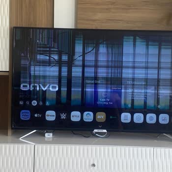 Onvo TV'de Ekran Çatlağı Ve Yanık Sorunu