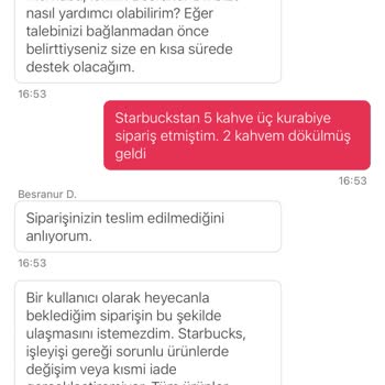 Yemeksepeti Hatalı Sipariş Getirdi. Beni Mağdur Etti