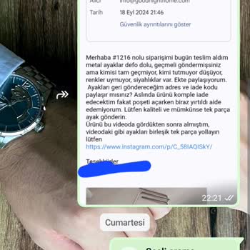 Good Night Home Metal Ayaklar Defolu, Mağazaya Ulaşılamıyor.