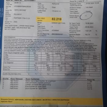 Tüvtürk Muayene Ağır Kusur Sorunu