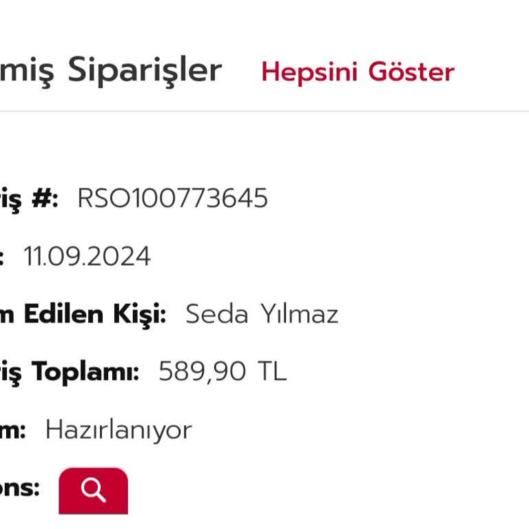 Rossmann Bir Türlü Hazırlanamayan Kargo