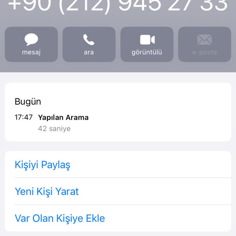 0212 945 27 33 Bu Kişi Beni De